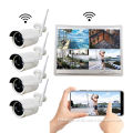EseeCloud 4CH Security WiFi Camera Kit with 12.5 Inch LCD Monitor 3MP/5MP WiFi NVR